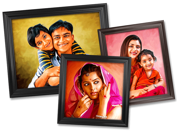Oil painting frame