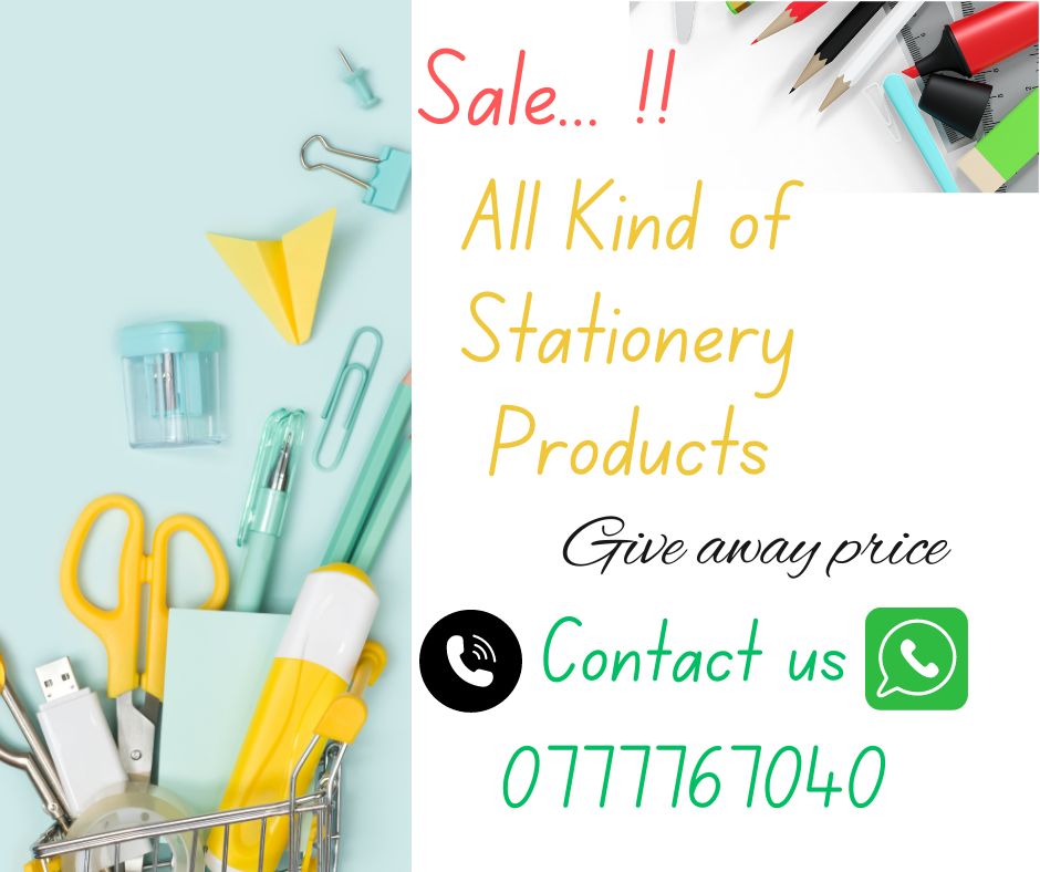 Stationary Sale