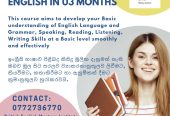 Online Individual English Classes Beginner’s Basic Level to Advanced in Srilanka